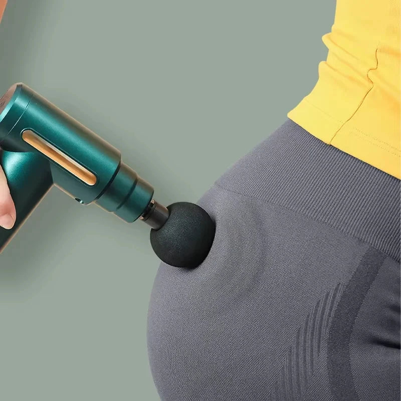 New Upgraded Portable Massage Gun Rechargeable Deep Tissue Muscle Massager For Neck Back Full Body Relaxation Ideal Holiday Gift